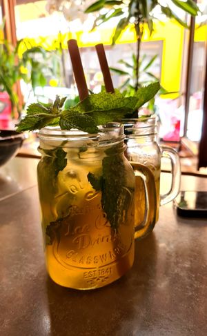 Homemade lemonade 🍋 at Quy Nguyen - Vegan Living in Berlin