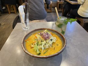 Udon in curry broth   at Quy Nguyen - Vegan Living in Berlin