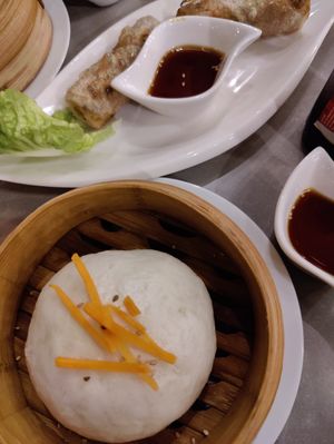 Bao buns and crispy spring rolls number 2 and 3 at Quy Nguyen - Vegan Living in Berlin