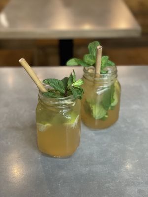 Green iced tea - Quy Nguyen-Vegan Living, Berlin  at Quy Nguyen - Vegan Living in Berlin