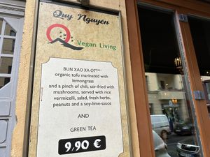 menu  at Quy Nguyen - Vegan Living in Berlin