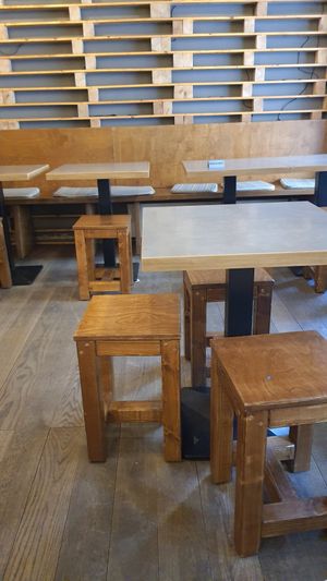 Seating indoors at Quy Nguyen - Vegan Living in Berlin