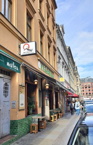 Exterior of restaurant at Quy Nguyen - Vegan Living in Berlin