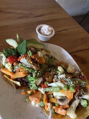 Tacos at Organico Fortuna in La Fortuna