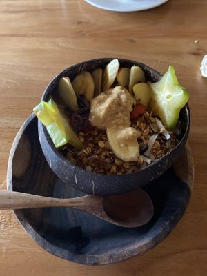 Smoothie bowl at Organico Fortuna in La Fortuna