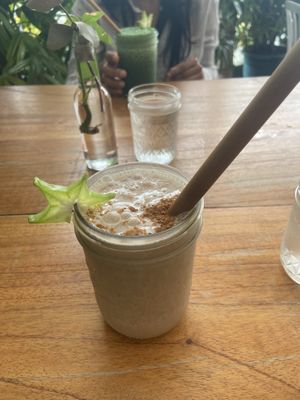 ChocoBanano smoothie  at Organico Fortuna in La Fortuna