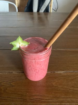  Worry smoothie at Organico Fortuna in La Fortuna