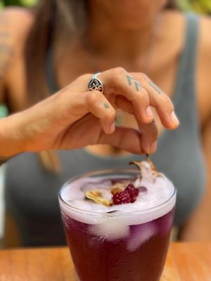 The best tea I ever had  at Organico Fortuna in La Fortuna