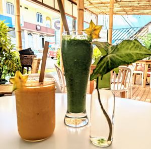 Smoothies were too good! #Veganuary at Organico Fortuna in La Fortuna