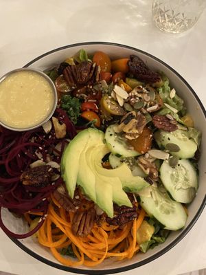 Garden salad   at Organico Fortuna in La Fortuna