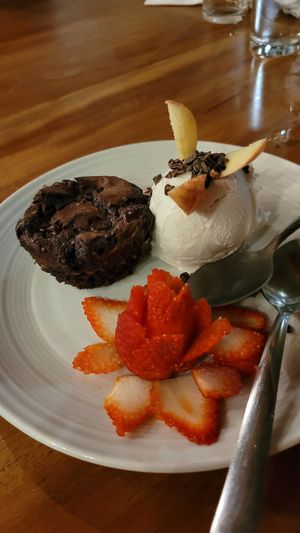 Brownie at Organico Fortuna in La Fortuna