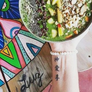 Smoothie bowl at Organico Fortuna in La Fortuna