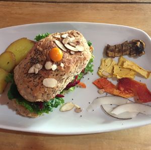 Green Volcano Sanwich at Organico Fortuna in La Fortuna