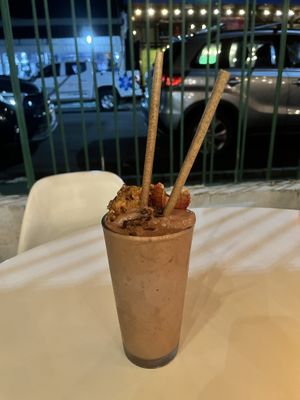 Chocolate "milkshake”  at Organico Fortuna in La Fortuna