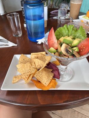 Mushroom ceviche  at Organico Fortuna in La Fortuna