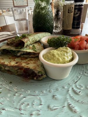 Quesadilla  at Organico Fortuna in La Fortuna