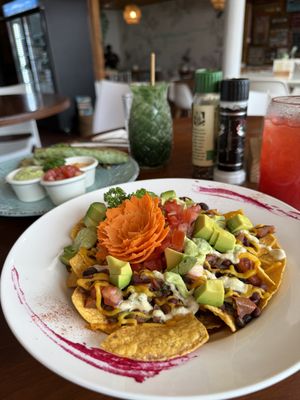 Nachos  at Organico Fortuna in La Fortuna