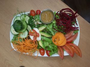 Amazing Salad at Organico Fortuna in La Fortuna