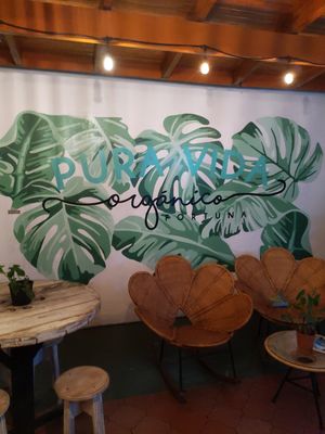 Entrance at Organico Fortuna in La Fortuna