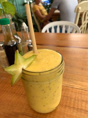 Delicious smoothie! at Organico Fortuna in La Fortuna