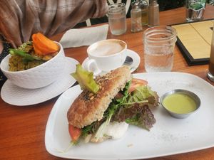 Sandwich at Organico Fortuna in La Fortuna