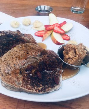 Pancakes at Organico Fortuna in La Fortuna