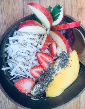 Smoothie bowl at Organico Fortuna in La Fortuna