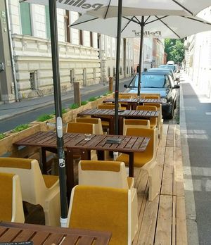 Gastgarten at Cofeba in Graz