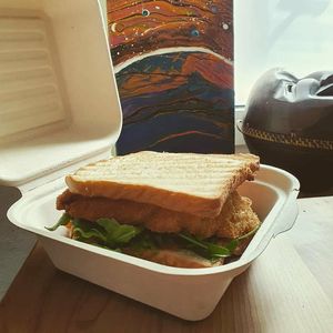 Clubsandwich to go at Cofeba in Graz