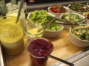 buffet at Sattgrün in Essen