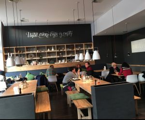 friendly, open space at Sattgrün in Essen