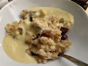 apple crumble  at Sattgrün in Essen