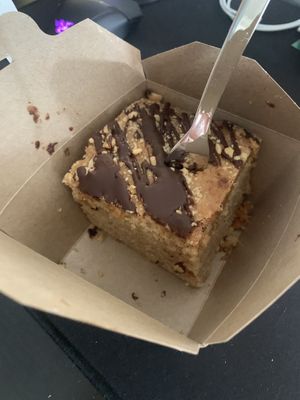 Peanutbutter cake for take away  at Sattgrün in Essen