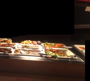 buffet warm entrees at Sattgrün in Essen