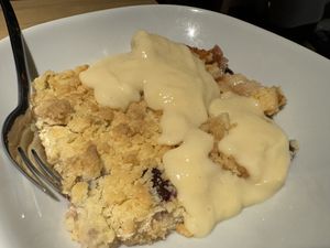 apple crumble  at Sattgrün in Essen