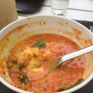 lentil soup at Sattgrün in Essen