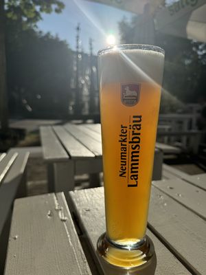 Dessert 😅 wheat beer - very nice   at Sattgrün in Essen