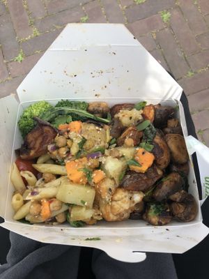 This is the small take away box and was €8.90.  at Sattgrün in Essen