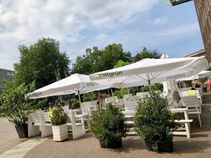outside at Sattgrün in Essen