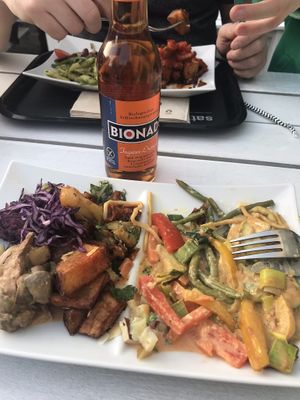 Vegan buffet  at Sattgrün in Essen