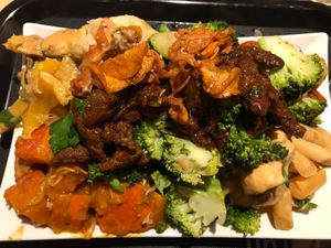 Medium plate puh that was good! at Sattgrün in Essen