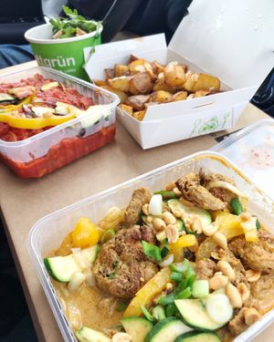 Auch zu Corona-Zeiten als Take Away einfach super at Sattgrün in Essen