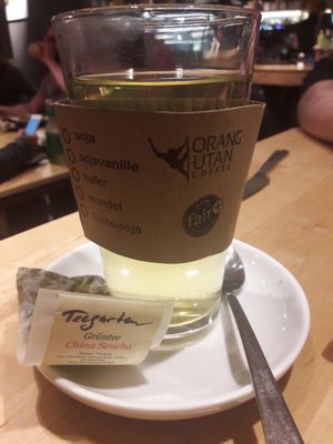 Hot tea at Sattgrün in Essen