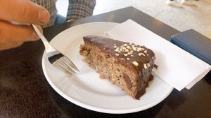 hazelnut-courgette  at Cafe Kopi in Hannover