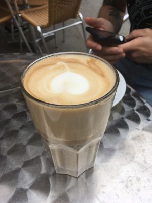 soy latte at Cafe Kopi in Hannover