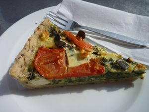 Quiche at Cafe Kopi in Hannover