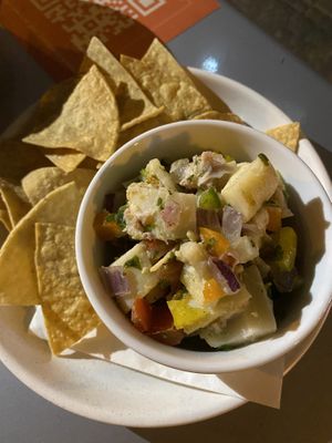 Ceviche  at Bar Bombon in Philadelphia