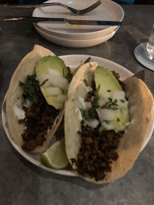 Beef tacos at Bar Bombon in Philadelphia