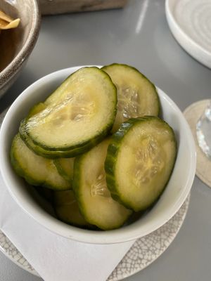 "Spicy" Pickles at Bar Bombon in Philadelphia