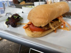Lunch Combo 
Plantains 
Cubano at Bar Bombon in Philadelphia